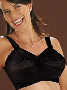 Ardyss Angel Bra Black Lace Feminine Retro Vintage Style, size 34I